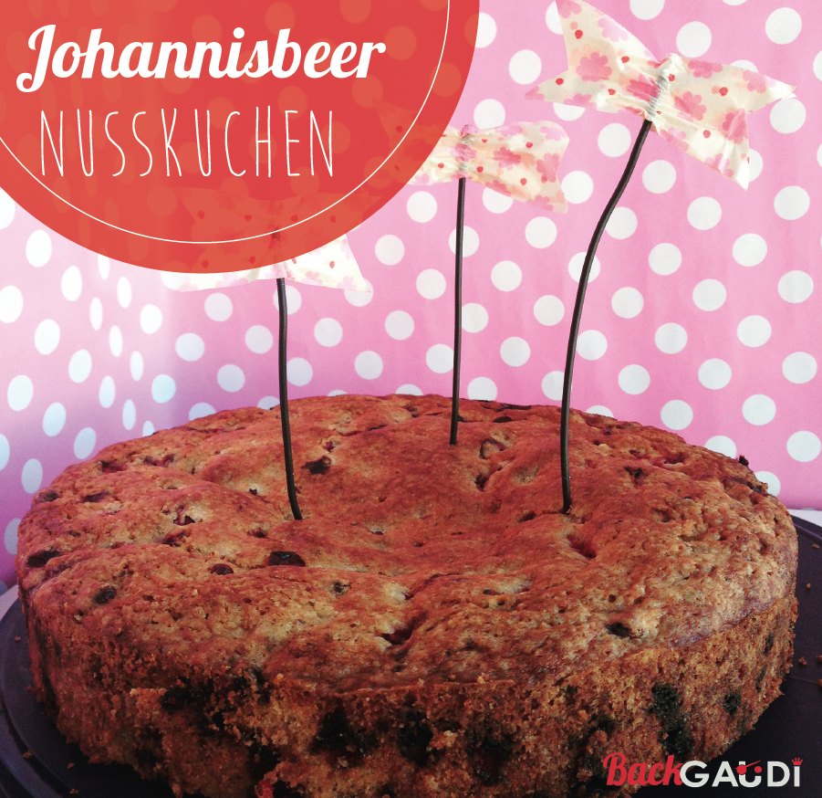 Johannisbeer-Nusskuchen - BackGAUDI
