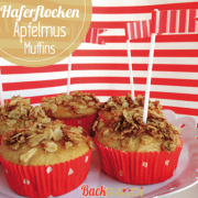 Haferflocken-Apfelmus-Muffins