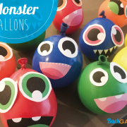 Monster Ballons mit einer süßen Überraschung