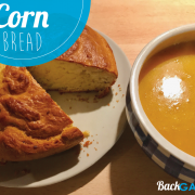 Cornbread mit Kürbis Suppe