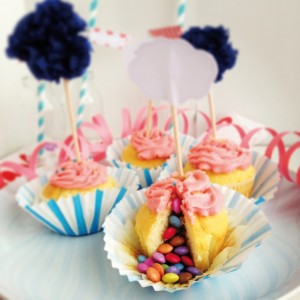 Smarties Cupcake