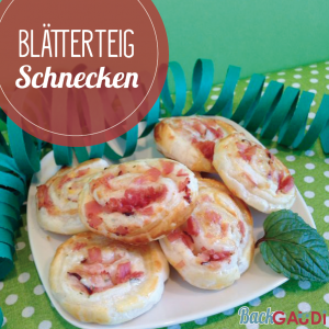 Blätterteig Schnecken