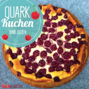 Quarkkuchen ohne Boden