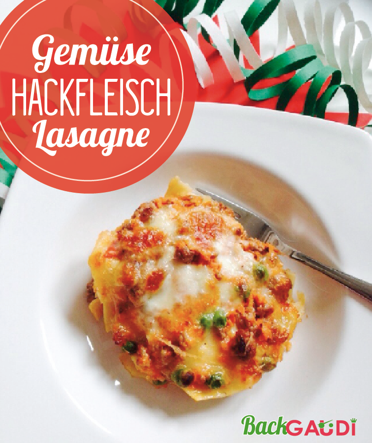 Gemüse-Hackfleisch-Lasagne - BackGAUDI