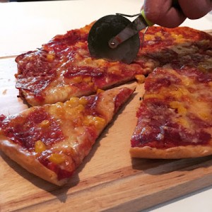 Pfannen Pizza