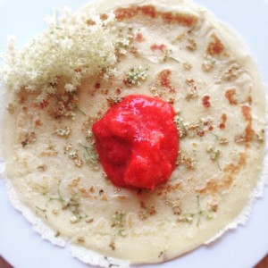Holunderblüten-Pfannkuchen