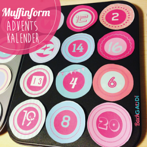 DIY – Adventskalender in Muffinformen