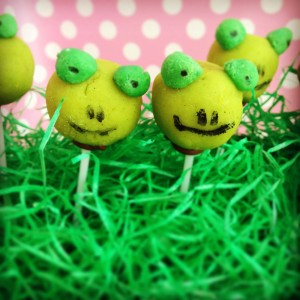 Frosch-Cake Pops