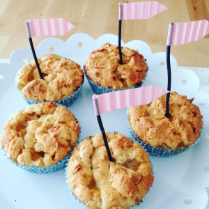 Apfelmus-Knuspermuffins