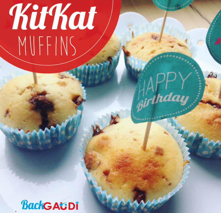 KitKat Muffins - BackGAUDI