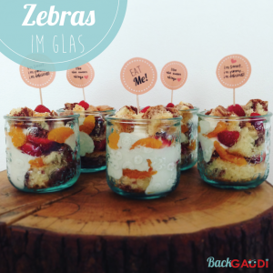 Zebras im Glas
