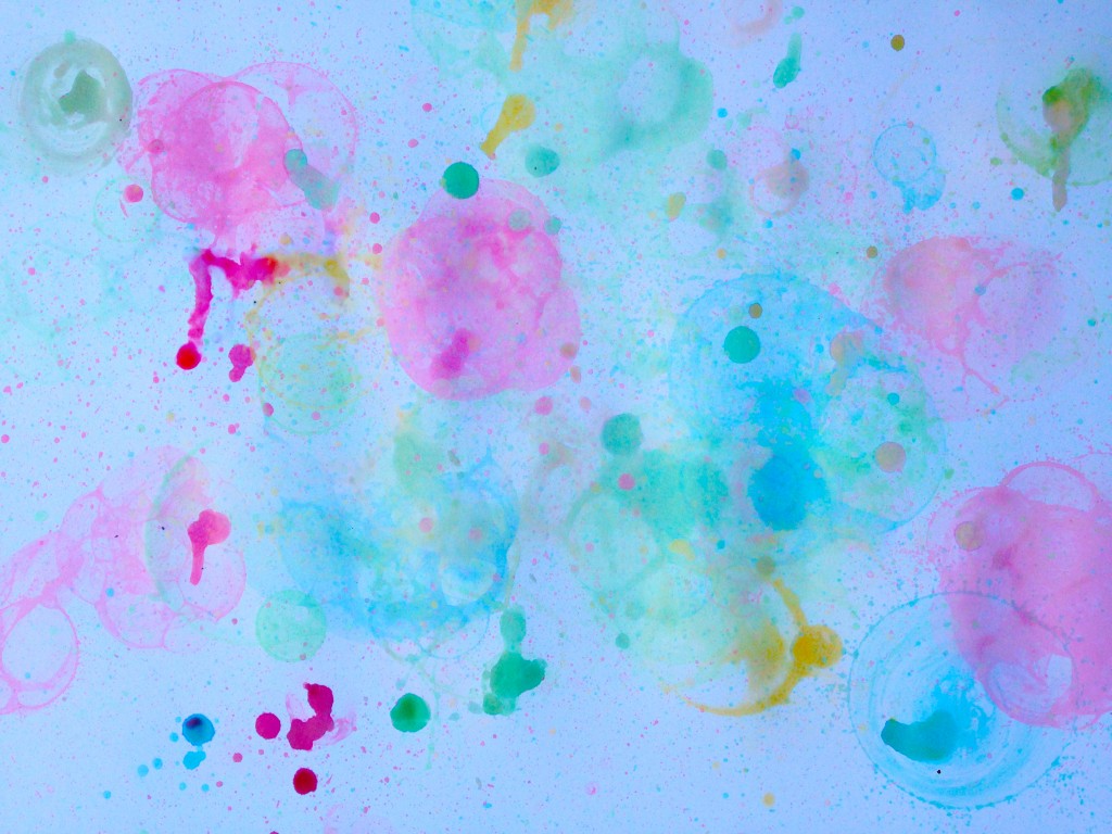  Malen mit Seifenblasen - BackGAUDI Motiv 